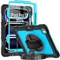 Case Compatible with iPad Pro 13 Inch Case M4 with Screen Protector Pen Holder | Case for iPad Pro 7th Gen Model A2925/A2926/A3007 | Heavy Duty Rugged Case W/Stand Hand Shoulder Strap