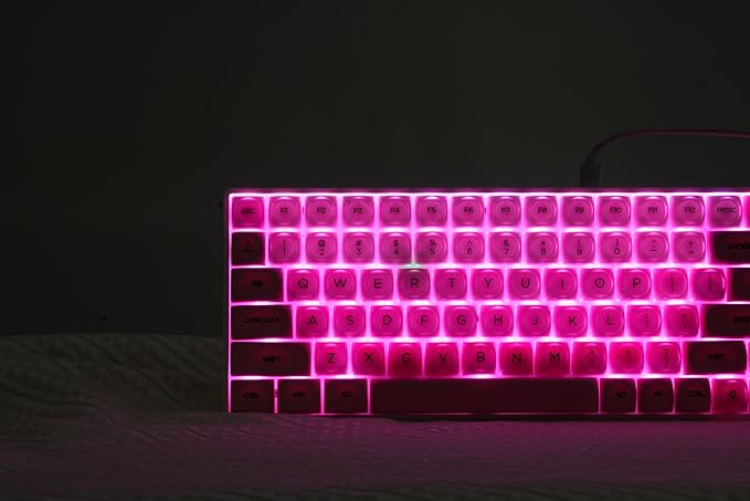 ZORNHER ZH100 Foundation Mechanical Kevboard,Pink Creamy Kevboard with Number Pad,Girly Keyboard,Full Size Gaming Keyboard Cute,Jelly MOA Profile,Creamy Sounding Linear Switches