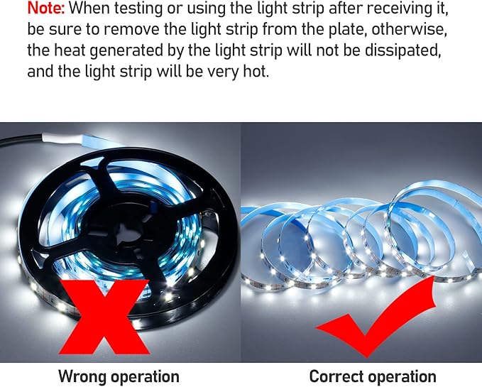 USB LED Strip Light Cool White 6000K 5V USB Powered 13.12ft/4M 240LEDs Flexible SMD2835 High Brightness No-Waterproof IP20 LED Tape Lights(2pcs x 6.6ft)