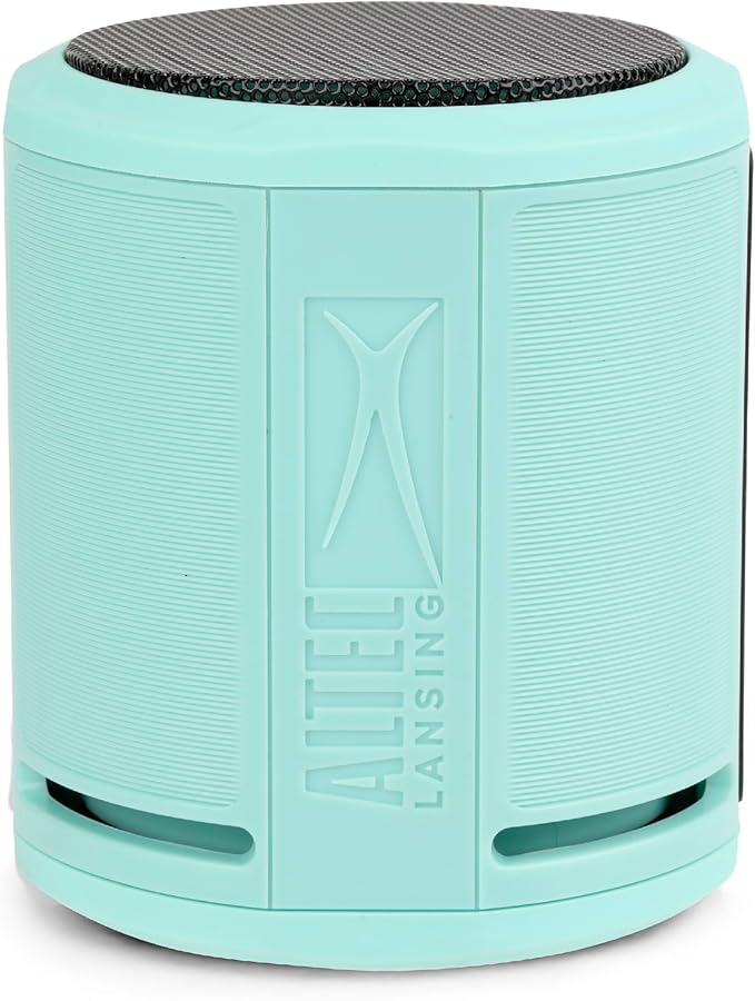 Altec Lansing HydraOrbit - Waterproof Bluetooth Speaker, Lightweight & Portable Speaker for Travel & Outdoor Use, Mint
