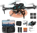 Drone with Camera for Adults 1080P HD,Mini Drone with Obstacle Avoidance 50 Min Long Flight Time,Foldable RC Quadcopter with Brushless Motor for Beginner,Dual Camera Drone from Techwonderz