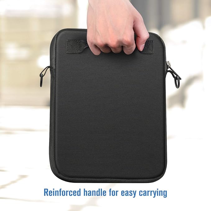 FINTIE 11 Inch Tablet Sleeve Case, Briefcase Shoulder Bag for 11" iPad (A16) 2025, Air M4 M3 M2 2026/2025/2024, 10.9" iPad 10th Gen, 10.9" Air 5/4, Galaxy Tab, Black