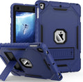 ZoneFoker 9.7" Case for iPad 6th/5th Generation 2018/2017, for iPad Air 2 / Air 1st / Pro 9.7, Heavy Duty Shockproof Protective 9.7 Inch Cover with Built-in Stand for i Pad 6 5 Gen(Navy Blue)