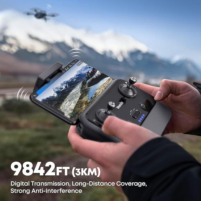 Veeniix V11MINI SE Drones with Camera for Adults 4K UHD,Under 249g,70 Mins Flight Time,9842FT Long Range,Auto Return,Lightweight and Foldable Drone for Adults,Beginner,Upgraded Mini Drone with TOF GPS