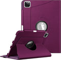 Fintie Rotating Case for iPad Pro 11-inch (4th / 3rd Generation) 2022/2021-360 Degree Swiveling Stand Cover w/Pencil Holder, Auto Sleep/Wake, Also Fit iPad Pro 11" 2nd/1st Gen, Purple