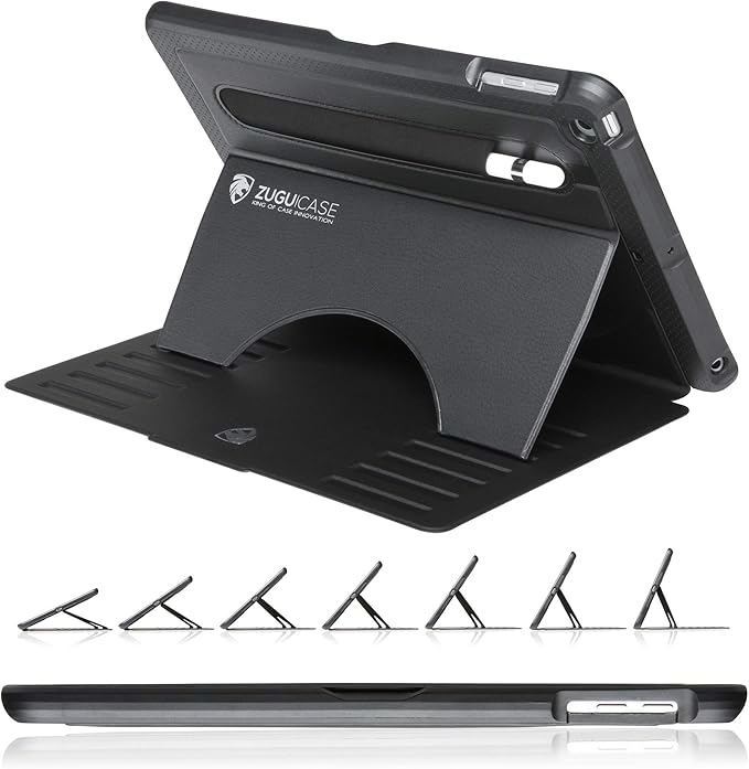 ZUGU CASE 9.7 iPad 2018/2017 5th / 6th Gen & iPad Air 1 Prodigy X Case, Very Protective But Thin, Convenient Magnetic Stand, Sleep/Wake Cover, A1893, A1954, A1823, A1822, A1474, A1475, A1476