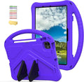Kids Case for iPad Air 11 inch M4/M3/M2 (2026/2025/2024) & iPad Pro 11 inch M5/M4 (2025/2024) with Pencil Holder/Handle Kickstand/Lightweight Soft EVA Shockproof Boy Girl Stand Cover, Purple