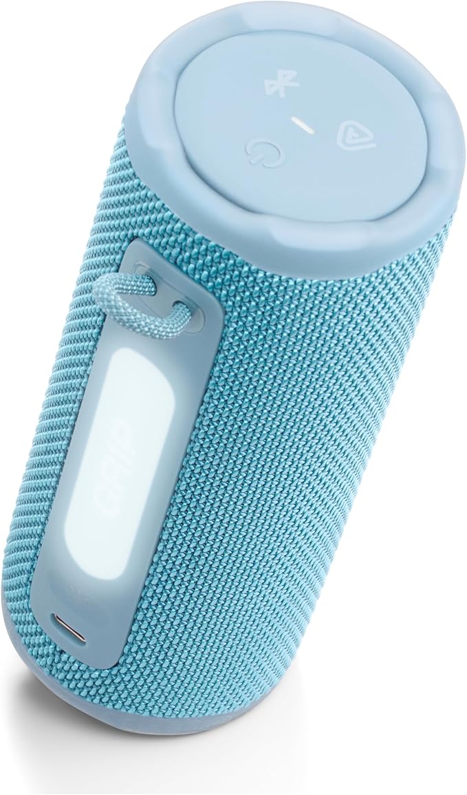 JBL Grip - Compact Bluetooth Speaker with Bold Pro Sound and Ambient Light, up to 14 Hours of Playtime, Water, Dust and Drop-Proof (IP68), & Multi-Speaker Connection with Auracast™ (Teal)