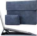 HYZUO 15 Inch Laptop Case Bag Sleeve with Stand for MacBook Air 15 M5 M4 A3241 M3 A3114 M2 A2941 2026-2023, 15" Surface Laptop 7/6/5/4/3, MacBook Pro 15 A1990 A1707 2019-2016, Navy Blue
