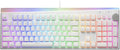 i-rocks K71M RGB Mechanical Gaming Keyboard with Media Control Knob, Blue Switches, 107 Keys w/Full NKRO, PBT Keycaps, Multimedia Hotkeys, Detachable USB-C Cable and Onboard Storage, White