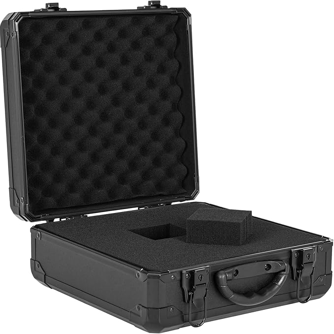 Protective Hard Case Shockproof Water-resistant with Customized DIY Foam Insert fit for Camera, Laptops, etc, 11.7 X 11.5 X 5-Inch