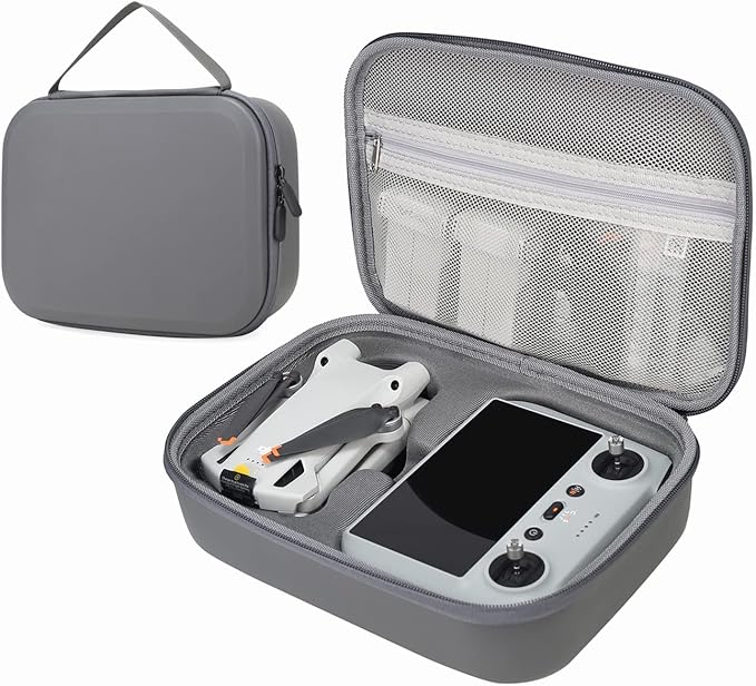 Storage Bag for Mini 3 Pro Drone Case Hard Shell Travel Carrying case Compatible with Mini 3 Pro, DJI RC/DJI RC-N1 and Accessories