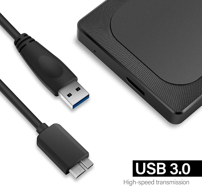 Aiolo Innovation 1TB External Hard Drive Ultra Slim Portable HDD-USB 3.0 for PC, Mac, Laptop, PS4, Xbox one,Xbox 360