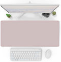 Pixio Mouse Pads - 36 x 16 inch XXL Caligraphy Pink Multifunctional Large Desk Mats for Gaming, Office, Desktop Anti-Slip Waterproof Washable Computer Mouse Mat