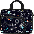 14 15 15.4 15.6 inch Laptop Handle Bag Computer Protect Case Pouch Holder Notebook Sleeve Neoprene Cover Soft Carrying Case with Extra Pockets For Dell Lenovo HP Chromebook (Galactic Space)