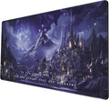 Purple Velaris Desk Mat Acotar Desk Mat Night Castle Fantasy Mouse Pad Large for Desk Computer Laptop Aesthetic Desk Pad Keyboard Pad 31.5 x 15.7 in for Office Desk Decor