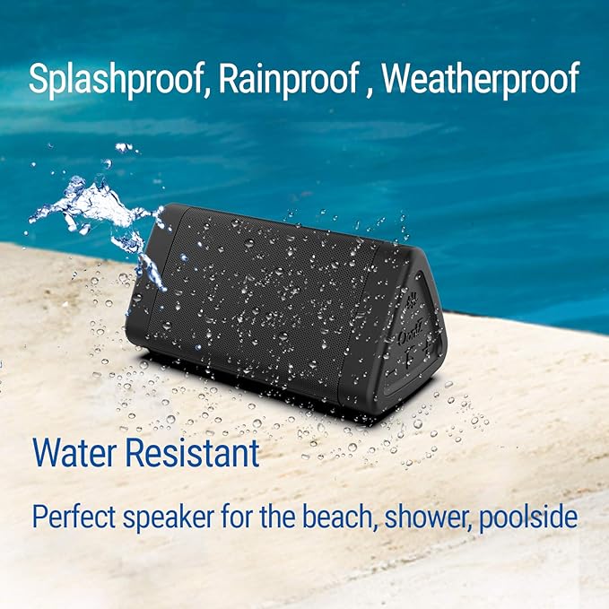 OontZ Angle 3 (4th Gen) – Portable Bluetooth Speaker, 12W Stereo Sound, 24 Hour Playtime, Rich Bass, 100 Foot Wireless Range, Waterproof, Home, Outdoor, Travel, Great Gift (Black)
