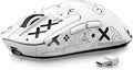 ATTACK SHARK X3 Lightweight Wireless Gaming Mouse, 49g Tri-Mode Bluetooth/2.4G/USB-C Wired Mouse, PAW3395 26K DPI Sensor, 200h Battery Life, Programmable Buttons, Griptape for PC/Laptop/Mac