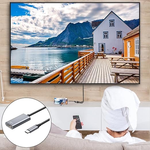 Portable USB C to 4K Adapter for Simple Displaying Extension on Monitors
