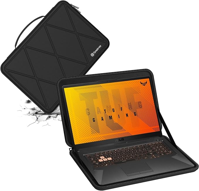 Smatree Hard EVA Protective Sleeve Compatible for 18 inch ASUS Vivobook 18 M1807,for 17.3 inch Chromebook CX1 CX1700,for 17.3inch TUF Gaming A17 2023/2022/2021, TUF Gaming F17 2022/2021 Laptop(X8324)