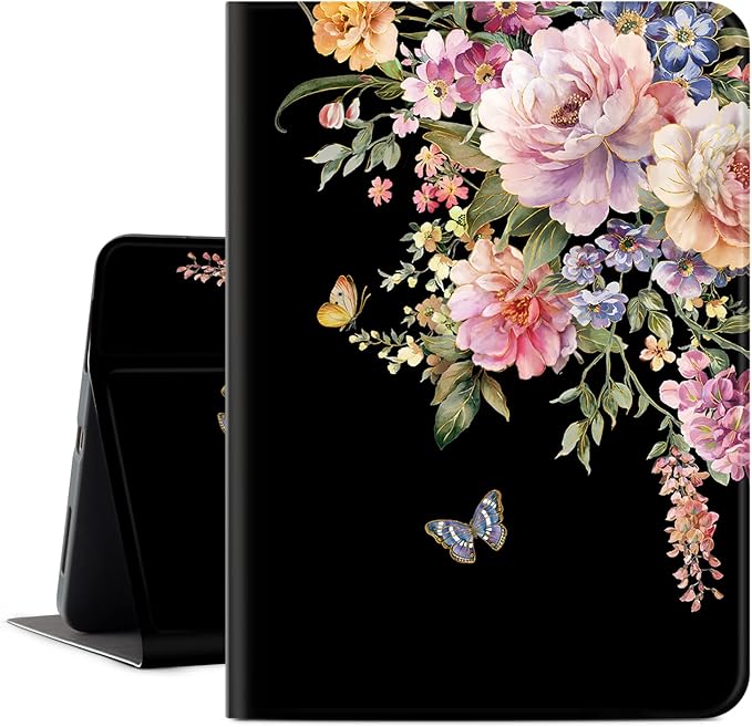Vimorco for iPad Air 11 Inch Case M4/M3/M2 2026/2025/2024, for iPad Air 5th/4th Generation Cases 10.9-inch, Fit iPad Pro 11 Inch Case 4th/3rd/2nd/1st Generation, Pencil Holder/Typing Stand, Floral