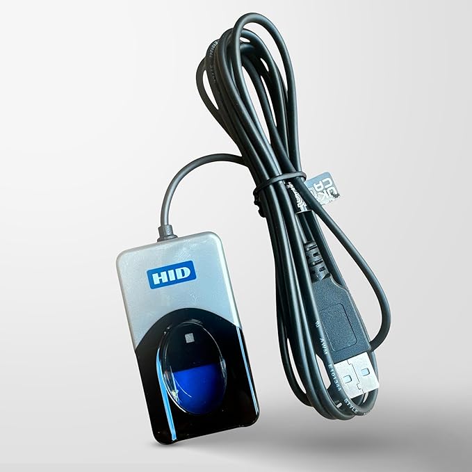 Fingerprint Reader Biometric Authentication - DigitalPersona URU4500 USB - Fingerprint Scanner - Original HID Brand