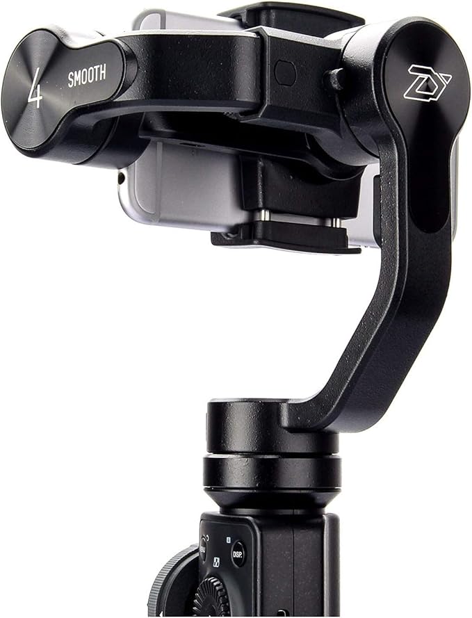 Zhiyun Smooth 4 Gimbal Stabilizer for Smartphone iPhone Android Cell Phone 3-Axis Handheld Gimbal for Vlogging YouTube Vlog TikTok Instagram Live Video Kit Support Cellphone 210g MAX