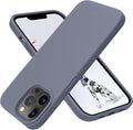 OTOFLY Compatible with iPhone 13 Pro Case, Liquid Silicone Slim Protective Shockproof Phone Case Cover with Anti-Scratch Microfiber Lining, 6.1 inch, Lavender