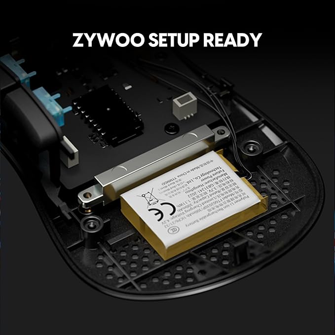 Pulsar Gaming Gears ZywOo The Chosen Mouse Wireless Gaming Mouse, Ultra Lightweight 1.94 oz (55g), Optical Switch, 32000 DPI, 750 IPS, XS-1 Sensor, 8k Compatible (Mini, Black)
