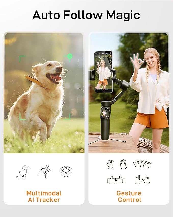 hohem iSteady X3SE Gimbal Stabilizer for iPhone & hohem iSteady V3 Ultra Gimbal Stabilizer for Smartphone