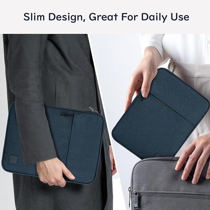 Dadanism 13 Inch Tablet Sleeve Padded Carrying Case for New iPad Air 13" M4/M3 2026/2025, iPad Pro 13" M5/M4 2025/2024, Galaxy Tab S10+/S9 FE+/S9+ 12.4", Remarkable Paper Pro 11.8", Indigo