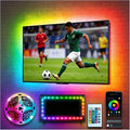 REEMEER LED Lights for TV 16.4ft LED Light for 45-75 Inch TVs RGB Lights Backlight Behind Music Sync Bluetooth APP and Remote Control TV LEDs Strip USB Powered for Bedroom/Gaming
