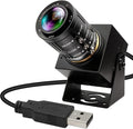 4K Webcam 1080P@120fps USB Steaming Camera with 3.6-10mm Varifocal Manual Lens,12Megapixel UVC Free Driver Compatible Computer, Plug and Play for Conferencing 3D Printer Industrial Security