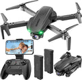 SIMREX Drone With Camera for Kids Beginner & Adults – Foldable RC Quadcopter with Altitude Hold, Optical Flow Positioning , Indoor Mini Drone with One Key Start, Headless Mode, 3D Flip, Gift for Boys & Girls & Teenagers