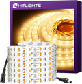 HitLights LED Strip Lights Warm White 3000K, 16.4ft Premium Tape Light for Bedroom, 300 LEDs/Reel, 150LM/ft, 22W, UL-Listed, 12V Flexible Dimmable Rope Lights for Room, Home, Under Cabinet Lighting