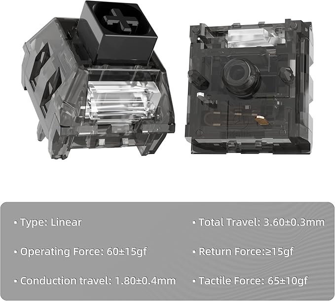 Clicky Keyboard Switches - Kailh Box Ink Switch| Waterproof, Dustproof for Mechanical Gaming Keyboards(36 Pcs)