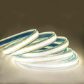 110V 120V AC LED Strip Lights Waterproof IP67, Bright COB LED Tape Light for Indoor Outdoor Use, 3 Meters Flexible White Lighting 4000K 9.84 FT (White, 9.84ft)
