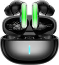 MS110 Wireless Ear Buds,40h Playtime Earbuds with Ai Translation Earbuds Real Time, 6.0 Bluetooth Earbuds,IPX5 Waterproof & Active Noise Cancelling Earphones for Phones/Meeting/Travel/Learning /Sports