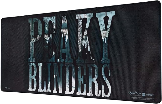 Grupo Erik XXL Mouse Pad - Peaky Blinders Gifts | Gaming Desk Mat 31.5 x 13.8 inches, Non-Slip Rubber Keyboard & Mouse Mat Large | Gaming Gifts Gamer