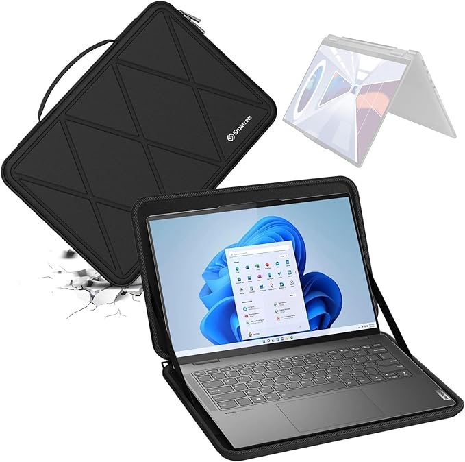 Smatree Hard EVA Protective Sleeve Case Compatible for 14 inch Lenovo Yoga 7i 2-in-1 Gen 10, for ThinkPad P14s Gen 3 Laptop Notebook Bag (X8255)