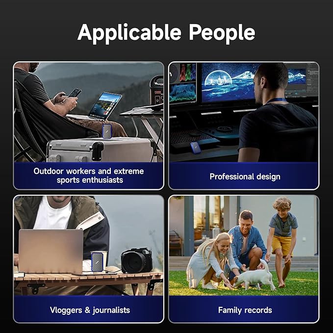 fanxiang 2TB External Portable SSD, Up to 2000MB/s USB 3.2 Gen2*2, IP68 Water and Dust Resistance, External Solid State Drive Reliable Storage for Professionals, Creatives, and Engineers