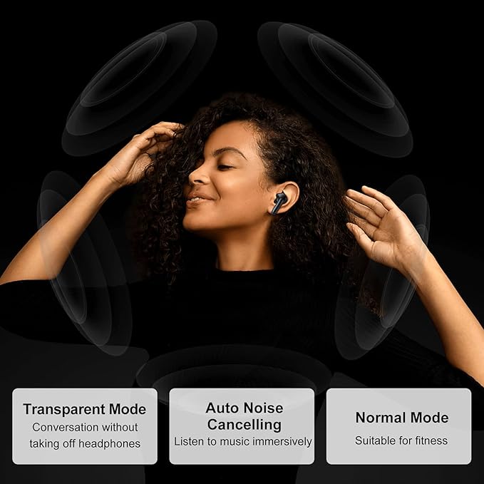 Earbuds, Wireless Earbuds 2026 Bluetooth 5.3 Headphones, 56Hrs Hi-Fi Stereo Deep Bass Earphones with 4 ENC Noise Cancelling Headphones Mics, IPX7 Waterproof Ear Buds for iPhone Android Phones Laptop