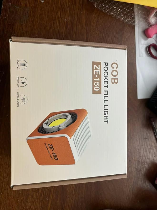 ZC-100BI 100W COB Video Light with Bowens Mount,10000Lux/m 2700K-7500K Bi-Color Camera Light with 10 Scenario Simulations Control Continuous Lighting for Photography (ZC-100bi White)