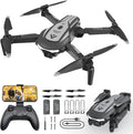 Drone with Camera for Kids Adults, Mini Foldable FPV Drones Remote Control Helicopter, RC Quadcopter with 1080P Live Video Camera, Gestures Selfie, One Key Start,2 Batteries, Toys/Gifts for Boys Girls