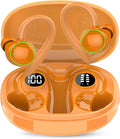 Wireless Earbuds, Bluetooth 5.4 Headphones Sport, Over Ear Buds With ENC Noise Cancelling Mic, 48H, Wireless Earphone With Earhooks, Stereo Deep Bass, IP7 Waterproof for Workout Running, Orange