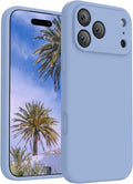 FireNova Magnetic for iPhone 17 Pro Max Case, Compatible with MagSafe, [Integrated Silicone Camera Control Button] [Camera Protection] Anti-Scratch Microfiber Lining Phone Case, 6.9", Light Blue