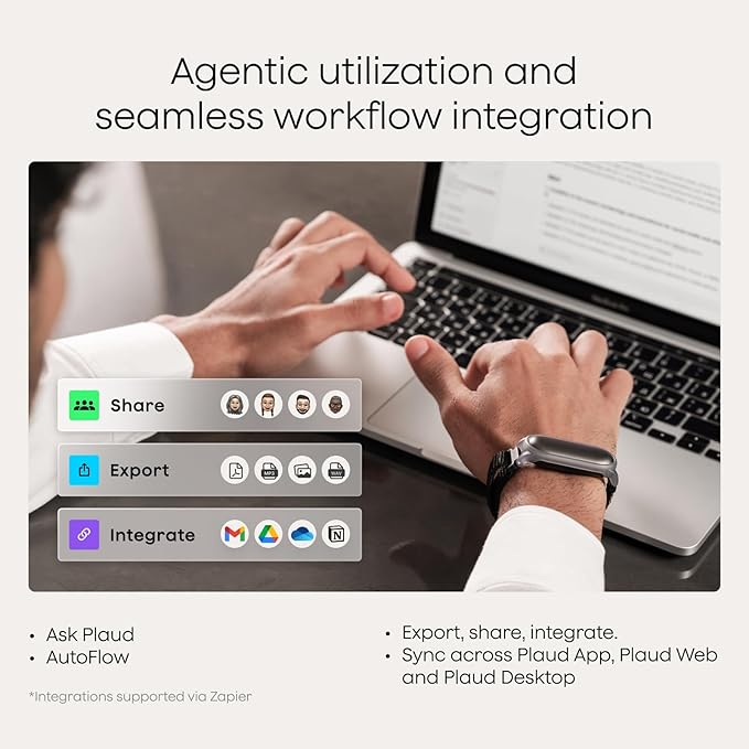 Plaud NotePin Voice Recorder, AI Voice Recorder, AI Note Taker, AI Transcribe & Summarize, Support 112 Languages, for Meetings, Lectures, Professionals, Teams, Cosmic Gray, Non-S Version