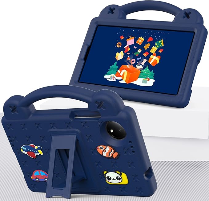 AKABEILA Compatible with Doogee U11/U11 Pro 2025 11 inch/Tab G6/Tab G6+ 11 inch/Infinix Xpad 20 2025 inch/Umidigi G7 Tab Pro 2024 11 inch Tablet Case, Shoulder Strap & Stand Handle Navy Blue