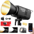 Godox Litemons LE200Bi 220W Bi Color COB LED Video Light, Professional Bowens Mount Continuous Photography Studio Lighting CRI/TLCI 98+ 57700 Lux@1m APP DMX Control Ultra Quiet for Video Recording