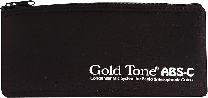 Gold Tone ABS-C Banjo-Resonator Guitar Mic (Condenser) - Gooseneck Microphone with Adjustable Bracket